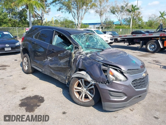 2016 Chevrolet Equinox LS with VIN 2GNFLEEK8G6255884, listed as a IAAI auction lot 40930513 with Not Provided miles and . Bid and sale history available at DreamBid. Image 1.