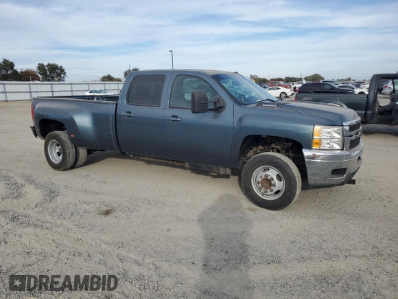 2011 Chevrolet Silverado 3500HD DRW LTZ with VIN 1GC4K1C87BF114256, listed as a Copart auction lot 75470024 with 0 mi miles and Salvage Title. Bid and sale history available at carsss.com. Image 4.