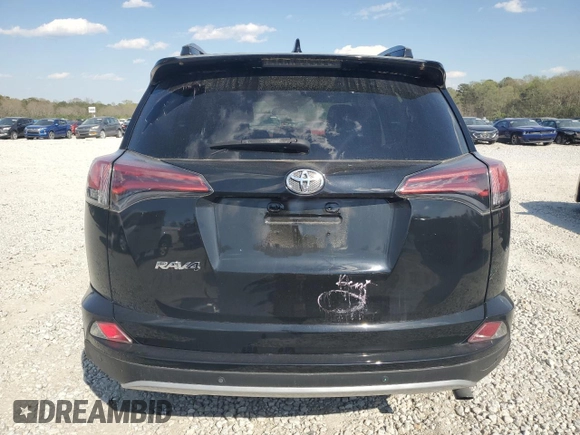 2017 Toyota RAV4 XLE with VIN 2T3WFREVXHW394079, listed as a Copart auction lot 50026135 with 87,672 mi miles and Salvage Title. Bid and sale history available at carsss.com. Image 6.
