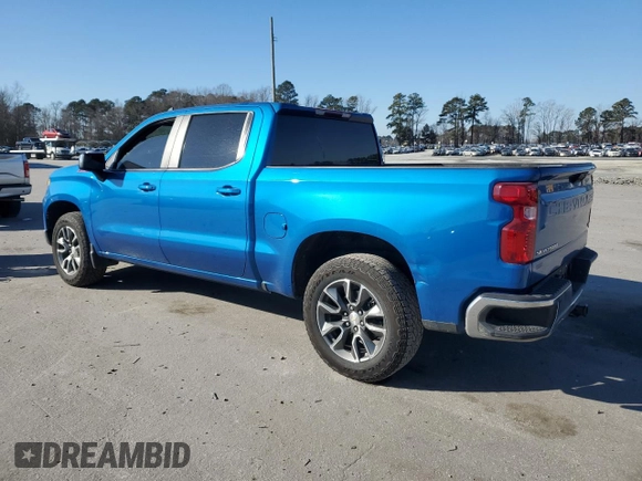 2022 Chevrolet Silverado 1500 LT with VIN 1GCUDDET1NZ607687, listed as a Copart auction lot 88937675 with 59,934 mi miles and Salvage Title. Bid and sale history available at DreamBid. Image 2.