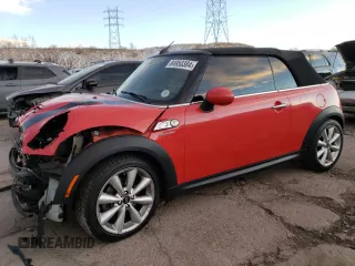 2013 MINI Convertible S with VIN WMWZP3C56DT550610, listed as a Copart auction lot 84950384 with 54,270 mi miles and Salvage Title. Bid and sale history available at DreamBid. Image 1.