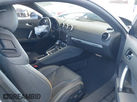 2015 Audi TTS 2.0T with VIN TRUB1AFK2F1000305, listed as a IAAI auction lot 41871213 with 108,264 mi miles and . Bid and sale history available at DreamBid. Image 5.
