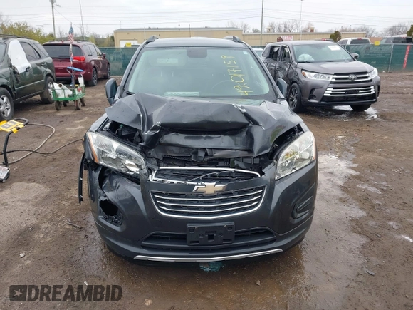 2016 Chevrolet Trax LT with VIN 3GNCJLSB7GL280613, listed as a IAAI auction lot 42017159 with 74,032 mi miles. Bid and sale history available at carsss.com. Image 12.