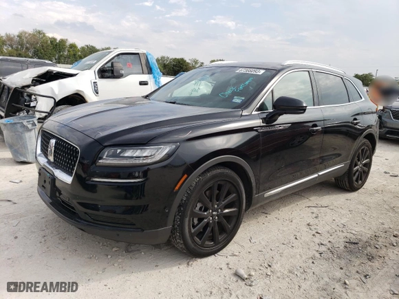 2022 Lincoln Nautilus Reserve with VIN 2LMPJ6K91NBL01070, listed as a Copart auction lot 67366093 with 34,284 mi miles. Bid and sale history available at carsss.com. Image 1.