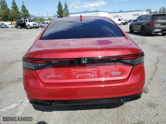 2024 Honda Accord Hybrid Touring with VIN 1HGCY2F82RA006373, listed as a Copart auction lot 47788855 with 15,526 mi miles and Salvage Title. Bid and sale history available at carsss.com. Image 6.