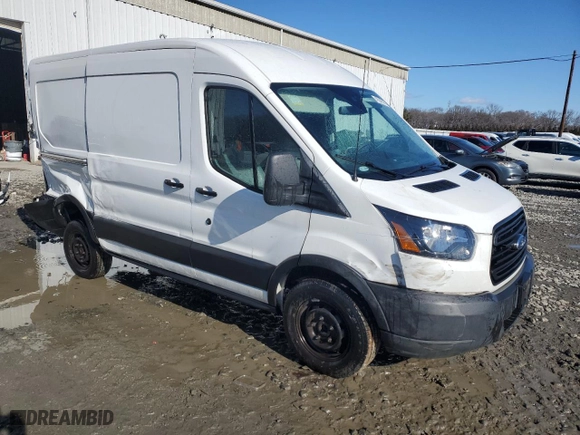 2019 Ford Transit Van with VIN 1FTYR1CM9KKB23140, listed as a Copart auction lot 43346595 with 64,759 mi miles and Salvage Title. Bid and sale history available at carsss.com. Image 4.