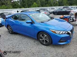 2021 Nissan Sentra SV with VIN 3N1AB8CV0MY216370, listed as a Copart auction lot 62874555 with 97,230 mi miles and Non repairable. Bid and sale history available at DreamBid. Image 4.