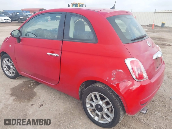 2015 FIAT 500 Pop with VIN 3C3CFFAR5FT623853, listed as a IAAI auction lot 42746661 with 97,217 mi miles and . Bid and sale history available at DreamBid. Image 3.