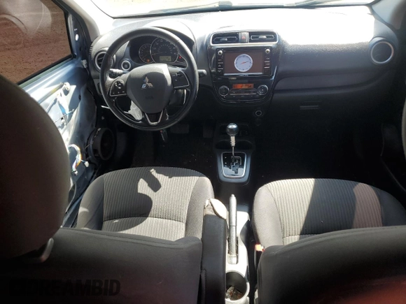 2019 Mitsubishi Mirage SE z VIN ML32F4FJ2KHF10441, wystawiony jako Copart lot #55846045 z przebiegiem 82 624 mil mil oraz Szkoda całkowita • Salvage title. Historia ofert i sprzedaży dostępna na DreamBid. Obrazek 8.