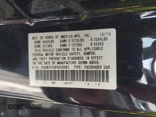 2015 Acura TLX with VIN 19UUB1F34FA006990, listed as a IAAI auction lot 42546445 with 74,227 mi miles and . Bid and sale history available at DreamBid. Image 9.