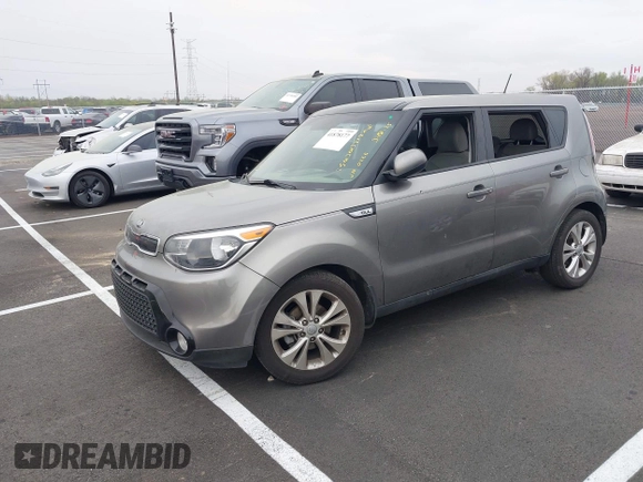 2016 Kia Soul + with VIN KNDJP3A50G7257303, listed as a IAAI auction lot 41878177 with 66,483 mi miles. Bid and sale history available at carsss.com. Image 2.