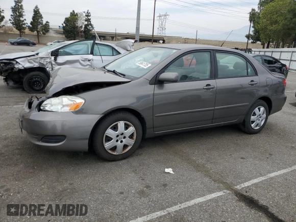 2005 Toyota Corolla CE with VIN 1NXBR32EX5Z403620, listed as a Copart auction lot 58641705 with 38,270 mi miles and Salvage title. Bid and sale history available at DreamBid. Image 1.