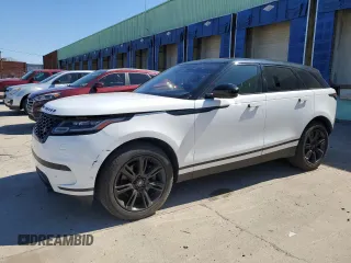 2021 Land Rover Range Rover Velar S with VIN SALYJ2EX8MA328244, listed as a Copart auction lot 49118235 with 77,381 mi miles and Clean Title. Bid and sale history available at carsss.com. Image 1.