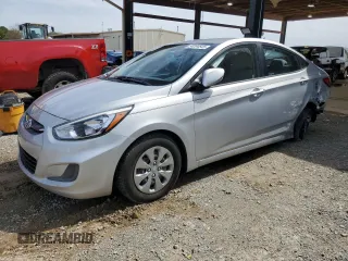 2016 Hyundai Accent SE with VIN KMHCT4AE3GU059337, listed as a Copart auction lot 50204645 with 75,961 mi miles and Salvage Title. Bid and sale history available at carsss.com. Image 1.