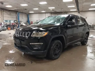 2020 Jeep Compass Sport with VIN 3C4NJDAB6LT115803, listed as a IAAI auction lot 40650953 with 113,078 mi miles and . Bid and sale history available at DreamBid. Image 2.