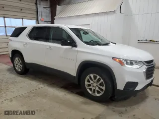 2020 Chevrolet Traverse LS with VIN 1GNEVFKW8LJ146003, listed as a Copart auction lot 44682015 with 66,928 mi miles and Salvage Title. Bid and sale history available at carsss.com. Image 4.
