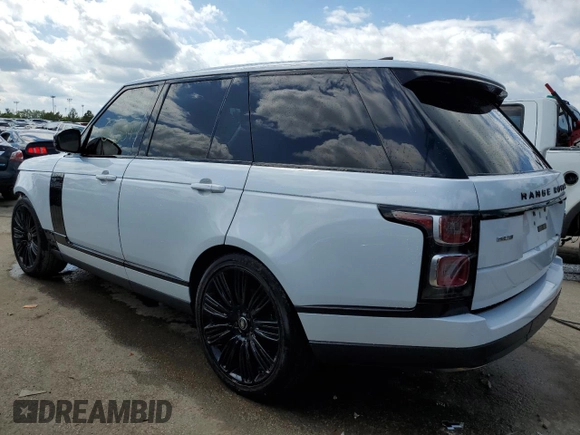 2018 Land Rover Range Rover HSE with VIN SALGS2RK0JA512337, listed as a Copart auction lot 65548704 with 64,384 mi miles and Salvage title. Bid and sale history available at DreamBid. Image 2.
