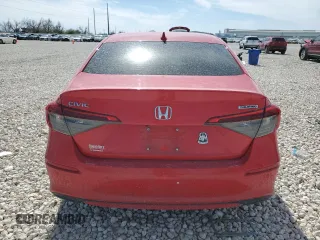2022 Honda Civic Sedan Touring with VIN 2HGFE1F97NH306852, listed as a Copart auction lot 49012035 with 52,258 mi miles and Salvage Title. Bid and sale history available at carsss.com. Image 6.