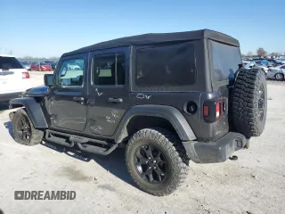 2022 Jeep Wrangler Unlimited Sport S with VIN 1C4HJXDG0NW225815, listed as a Copart auction lot 84528824 with 53,621 mi miles and Salvage Title. Bid and sale history available at carsss.com. Image 2.