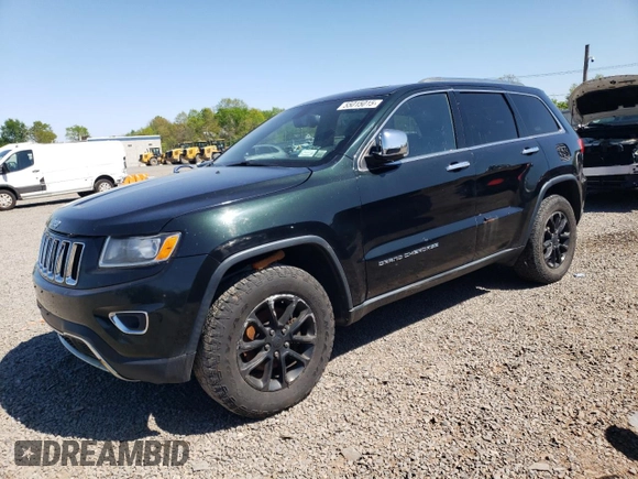 2014 Jeep Grand Cherokee Limited with VIN 1C4RJFBG8EC196471, listed as a Copart auction lot 55015015 with 226,316 mi miles and Clean Title. Bid and sale history available at DreamBid. Image 1.