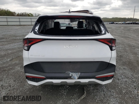 2024 Kia Sportage EX with VIN 5XYK33DF7RG184280, listed as a Copart auction lot 51072615 with 18,575 mi miles and Salvage Title. Bid and sale history available at carsss.com. Image 6.