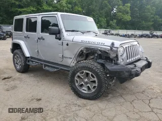 2018 Jeep Wrangler Unlimited Rubicon Recon z VIN 1C4HJWFGXJL840598, wystawiony jako Copart lot #59399595 z przebiegiem 63 298 mil mil oraz Szkoda całkowita • Salvage title. Historia ofert i sprzedaży dostępna na DreamBid. Obrazek 4.