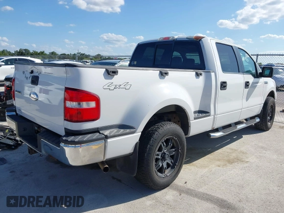 2006 Ford F-150 XLT with VIN 1FTPW04546KD28201, listed as a IAAI auction lot 42542399 with 138,774 mi miles and . Bid and sale history available at DreamBid. Image 4.