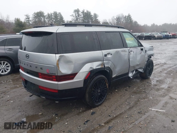 2024 Hyundai Santa Fe Calligraphy z VIN 5NMP5DG19RH009430, wystawiony jako IAAI lot #41195514 z przebiegiem 9 099 mil mil oraz . Historia ofert i sprzedaży dostępna na DreamBid. Obrazek 4.