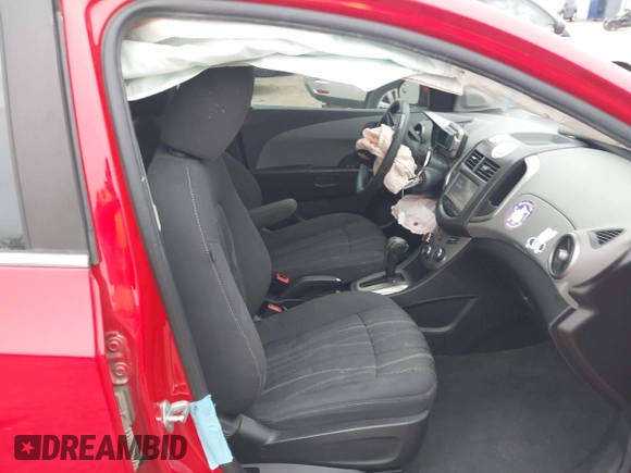 2014 Chevrolet Sonic LT with VIN 1G1JC6SH9E4111348, listed as a IAAI auction lot 41539076 with 70,252 mi miles. Bid and sale history available at carsss.com. Image 5.