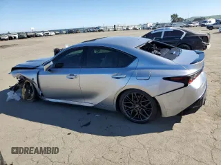 2023 Lexus IS with VIN JTHAP1D21P5002157, listed as a Copart auction lot 46986455 with 19,403 mi miles and Clean Title. Bid and sale history available at carsss.com. Image 2.