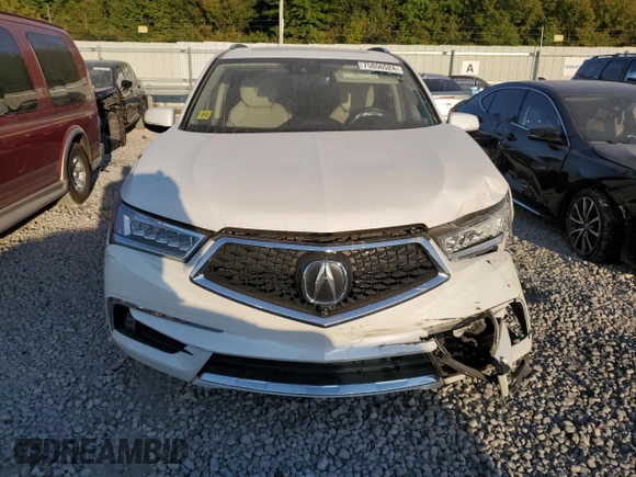 2020 Acura MDX w/Advance Pkg with VIN 5J8YD4H80LL016759, listed as a Copart auction lot 75856524 with 80,320 mi miles and Salvage Title. Bid and sale history available at carsss.com. Image 5.