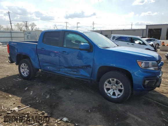 2021 Chevrolet Colorado 4WD LT с VIN 1GCGTCEN7M1134452, выставлен на аукционе Copart как лот 54444945 с пробегом 51 527 миль миль и Списание • Salvage title. История ставок и продаж доступна на DreamBid. Изображение 4.