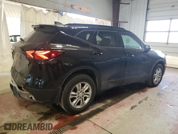 2020 Chevrolet Blazer LT z VIN 3GNKBHRS5LS601026, wystawiony jako Copart lot #56021965 z przebiegiem 40 994 mil mil oraz Szkoda całkowita • Salvage title. Historia ofert i sprzedaży dostępna na DreamBid. Obrazek 3.