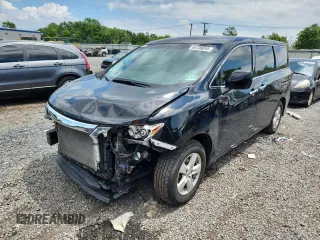 2013 Nissan Quest SV with VIN JN8AE2KP9D9063874, listed as a Copart auction lot 64739245 with 115,487 mi miles and Clean title. Bid and sale history available at DreamBid. Image 1.