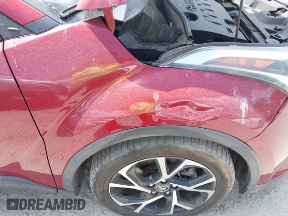2018 Toyota C-HR XLE with VIN NMTKHMBX6JR054483, listed as a IAAI auction lot 42759739 with 89,820 mi miles and . Bid and sale history available at DreamBid. Image 6.