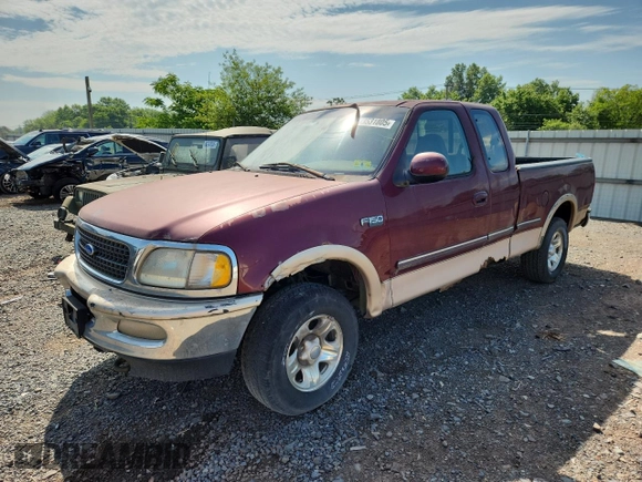 1997 Ford F-150 XL z VIN 1FTDX186XVKB29967, wystawiony jako Copart lot #63531805 z przebiegiem 178 616 mil mil oraz Czysty tytuł • Clean title. Historia ofert i sprzedaży dostępna na DreamBid. Obrazek 1.