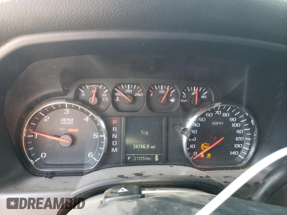 2015 Chevrolet Silverado 1500 LS with VIN 1GCVKPEC3FZ286619, listed as a Copart auction lot 53148765 with 217,253 mi miles and Salvage Title. Bid and sale history available at DreamBid. Image 9.