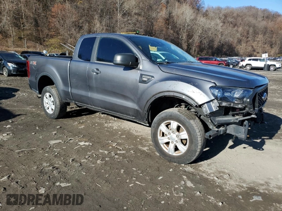 2021 Ford Ranger XL with VIN 1FTER1FH3MLD29200, listed as a Copart auction lot 82460154 with 38,096 mi miles and Salvage Title. Bid and sale history available at carsss.com. Image 4.
