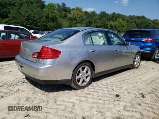 2004 Infiniti G35 w/Leather with VIN JNKCV51F04M711144, listed as a Copart auction lot 62720864 with 68,800 mi miles and Salvage Title. Bid and sale history available at DreamBid. Image 3.
