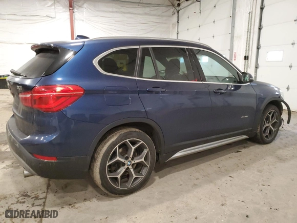 2016 BMW X1 xDrive28i with VIN WBXHT3C39G5E48628, listed as a Copart auction lot 47618975 with 52,953 mi miles and Salvage Title. Bid and sale history available at carsss.com. Image 3.