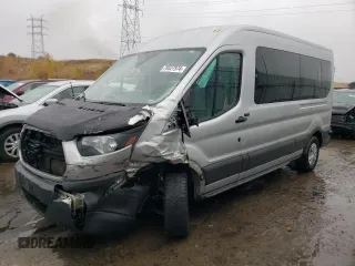 2018 Ford Transit Passenger XL with VIN 1FBAX2CM9JKB08217, listed as a Copart auction lot 78527974 with 200,566 mi miles and Salvage Title. Bid and sale history available at carsss.com. Image 1.