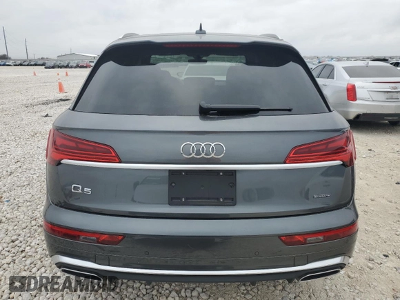 2022 Audi Q5 S line Prestige with VIN WA1FAAFY2N2112251, listed as a Copart auction lot 43992915 with 15,101 mi miles and Salvage Title. Bid and sale history available at carsss.com. Image 6.