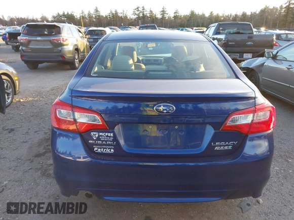 2015 Subaru Legacy 2.5i with VIN 4S3BNAA64F3073799, listed as a IAAI auction lot 41281724 with 118,145 mi miles. Bid and sale history available at carsss.com. Image 16.