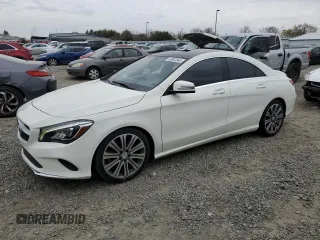 2018 Mercedes-Benz CLA 250 with VIN WDDSJ4EB1JN579906, listed as a Copart auction lot 48003845 with 93,765 mi miles and Salvage Title. Bid and sale history available at DreamBid. Image 1.