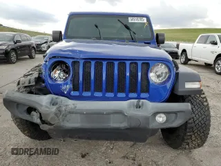 2019 Jeep Wrangler Unlimited Sport S with VIN 1C4HJXDG4KW599193, listed as a Copart auction lot 58918705 with 56,232 mi miles and Salvage title. Bid and sale history available at DreamBid. Image 5.