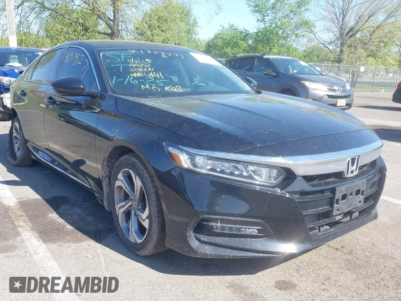 2020 Honda Accord EX-L with VIN 1HGCV2F57LA004141, listed as a IAAI auction lot 42136007 with 105,352 mi miles and . Bid and sale history available at DreamBid. Image 1.
