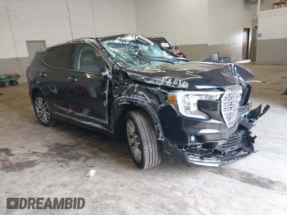 2024 GMC Terrain Denali with VIN 3GKALXEG6RL148457, listed as a IAAI auction lot 41672968 with 11,997 mi miles. Bid and sale history available at carsss.com. Image 1.