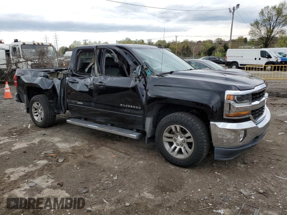 2018 Chevrolet Silverado 1500 LT with VIN 1GCVKREC0JZ185655, listed as a Copart auction lot 53032115 with 44,621 mi miles and Salvage Title. Bid and sale history available at DreamBid. Image 4.