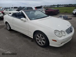 2004 Mercedes-Benz CLK-Class Cabriolet 3.2L with VIN WDBTK65G04T015892, listed as a Copart auction lot 74207654 with 0 mi miles and Salvage Title. Bid and sale history available at carsss.com. Image 4.