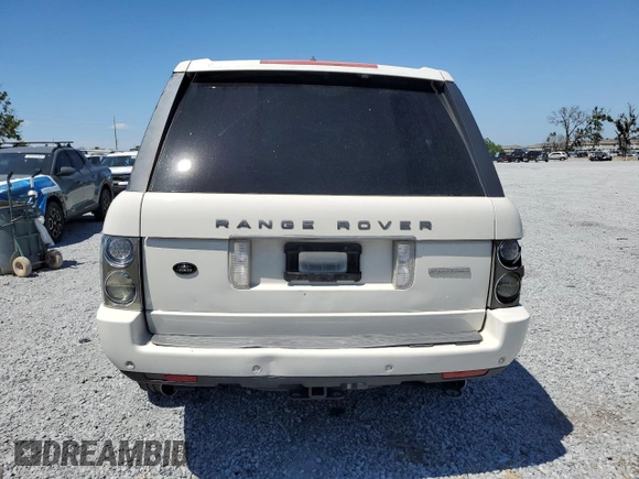 2008 Land Rover Range Rover SC with VIN SALMF13448A293842, listed as a Copart auction lot 53118915 with 134,429 mi miles and Salvage title. Bid and sale history available at DreamBid. Image 6.